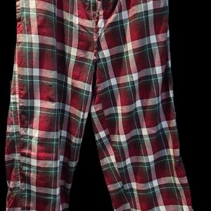 Life Is Good Men's Plaid Pants - Red and Green